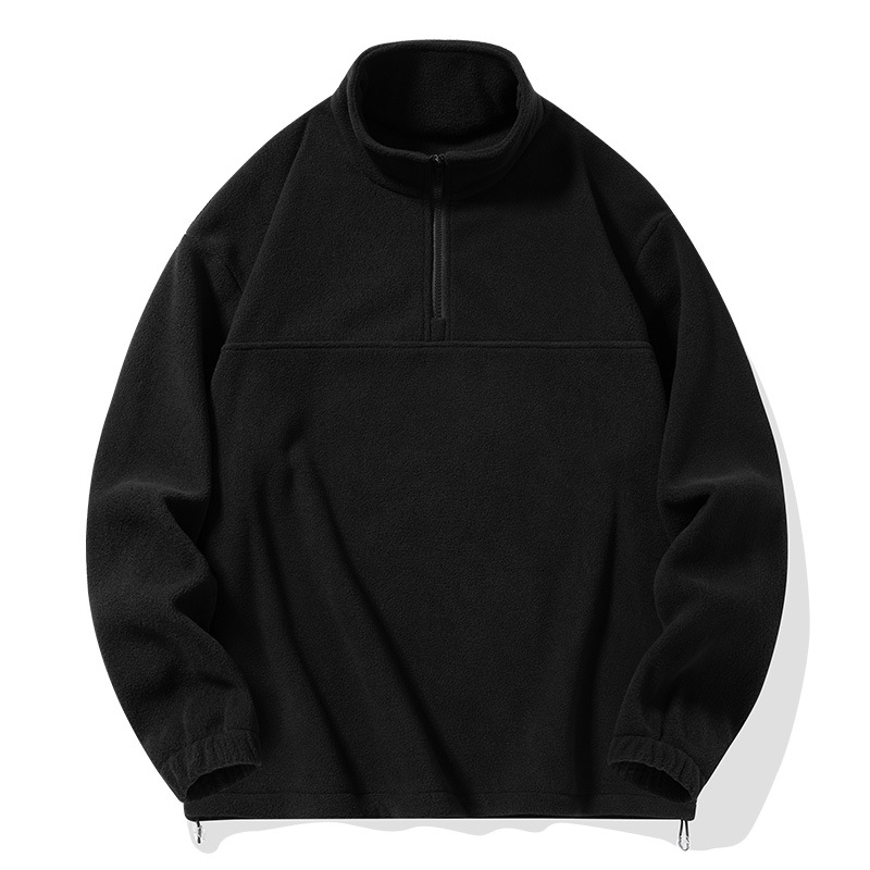 Mens Winter Fleece Pile Lambswool Jumper