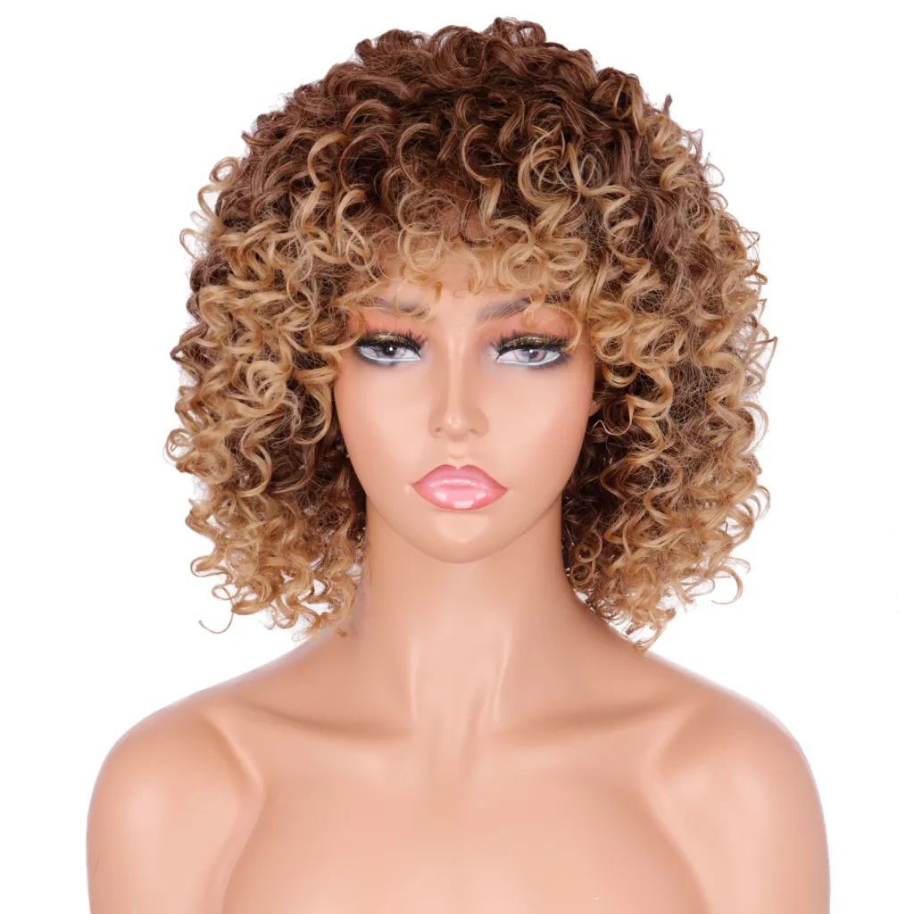 Women's Wig Headgear European And American Chemical Fibre - 642 Jin Style