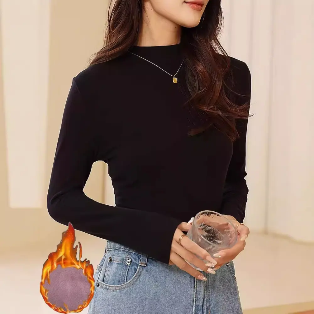 Women's Clothing Turtle Neck Thermal Underwear