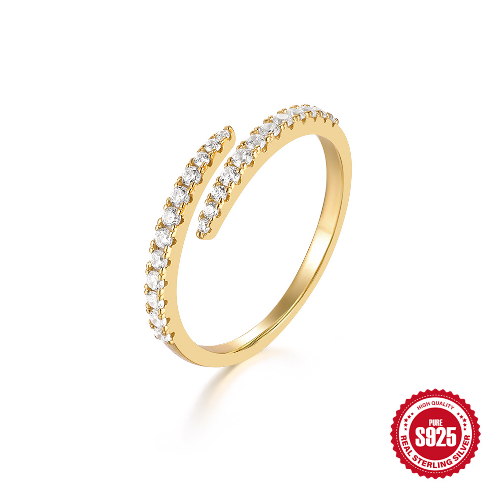 Sterling Silver Open-End Ring, picture 2 of 2
