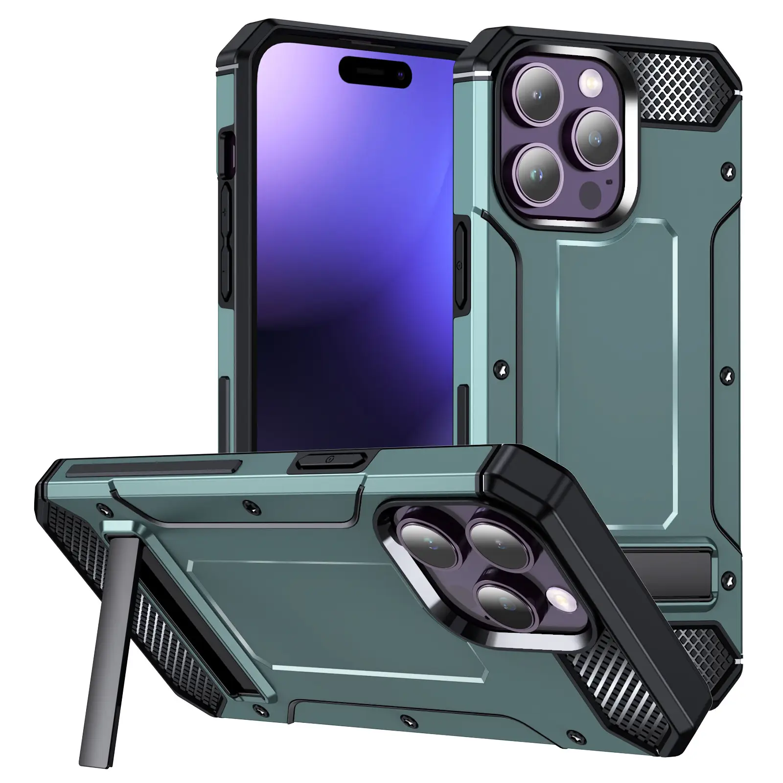 Metal Bracket Sergeant Drop-resistant Protective Cover Military Aviation Phone Case