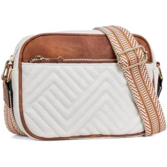Leisure And Versatile Synthetic Leather Women's Waist Bag - Brown - View 1