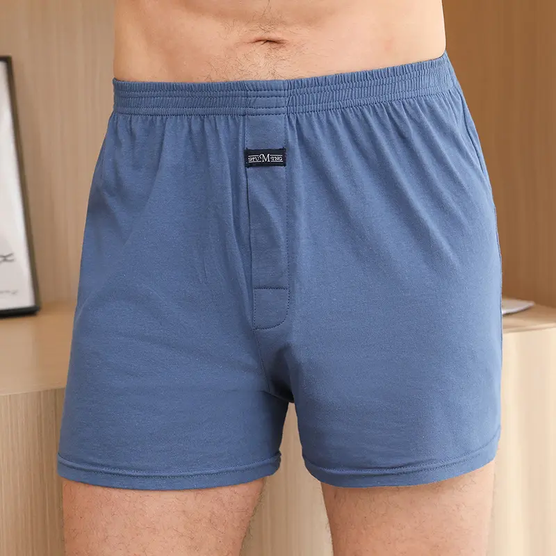Men's Loose Thin Panties Cotton Home Wear