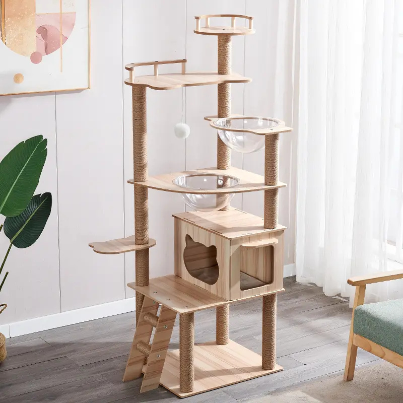 Integrated Large Cat Tree
