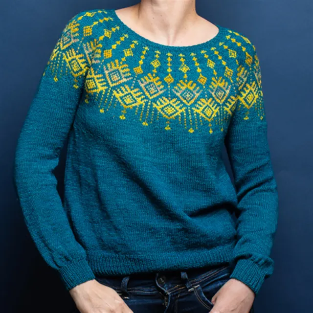 Women's Round Neck Multi color Loose Fashion Pullover Sweater No 8513 - Shop at LoveMi