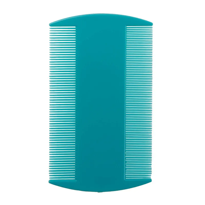 Fine Teeth Flea Comb Pet Comb Elderly Children Lice Comb Double-edged Fine-toothed Comb - 1091 Light Blue