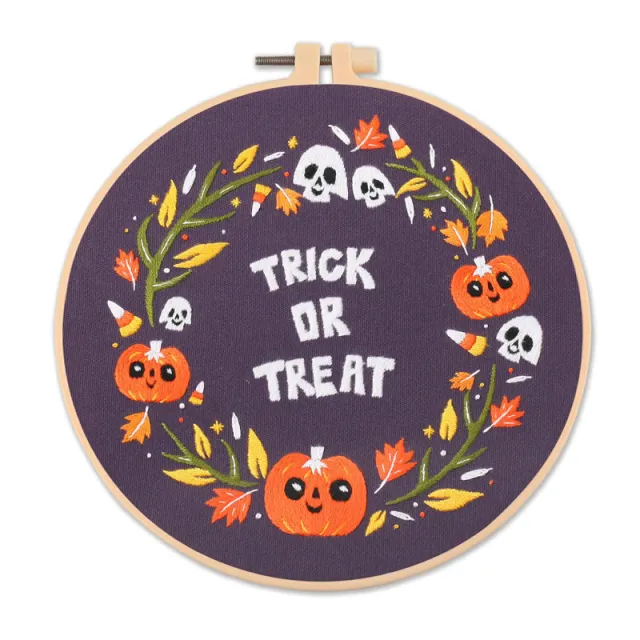 Diy Embroidery Material Package Christmas Halloween Beginner Wansheng S356 - Shop at LoveMi