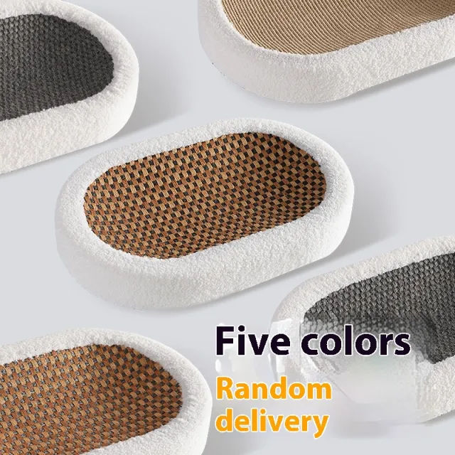 Sisal Hemp Scratch Board Wear resistant Oval Cat Nest Oval Hemp Basin Random Style - Shop at LoveMi