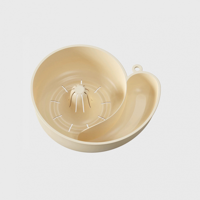 Snail Drain Fruit Automatic Cleaning Basket