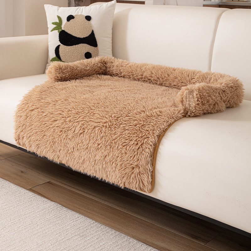 Plush Dog Bed Sofa Pet Mat For Warmth In Fall And Winter