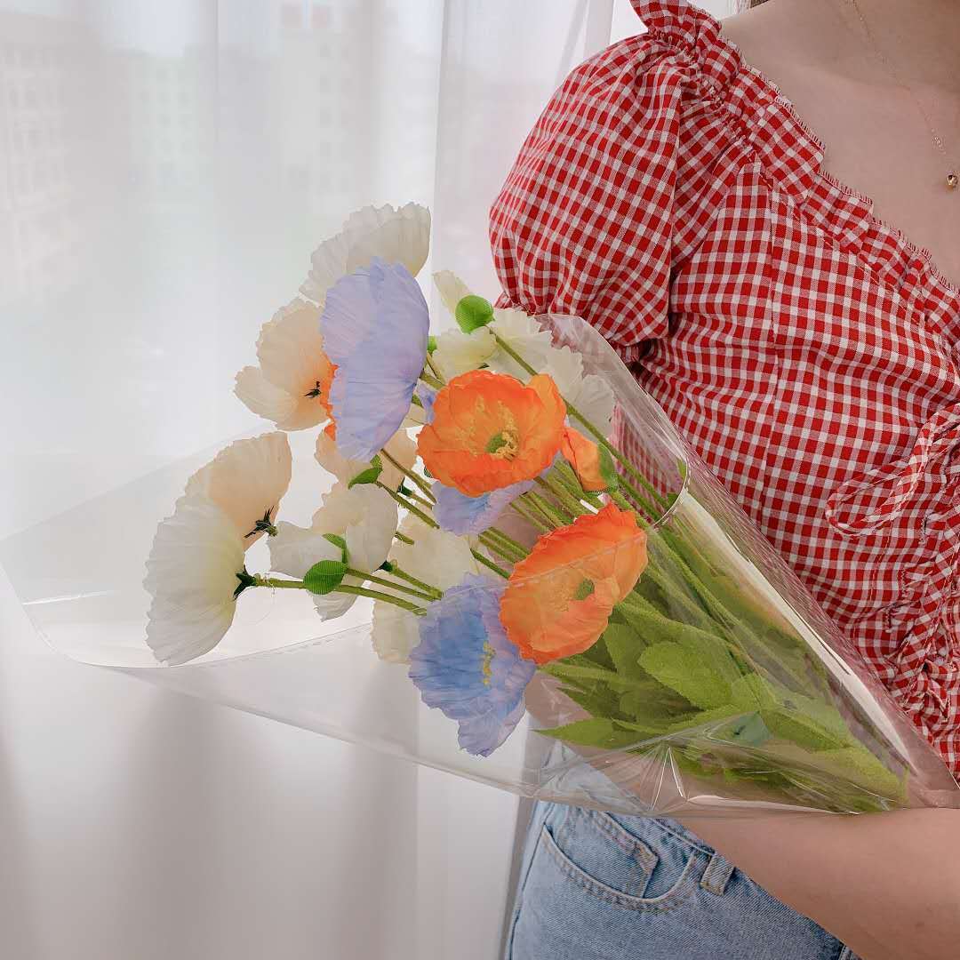 Creative Colorful Silk Fabric Artificial Flowers