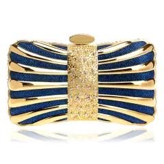 Ladies' Banquet Evening Bag Elegant Lady Of Note Dress Clutch - Blue - View 1