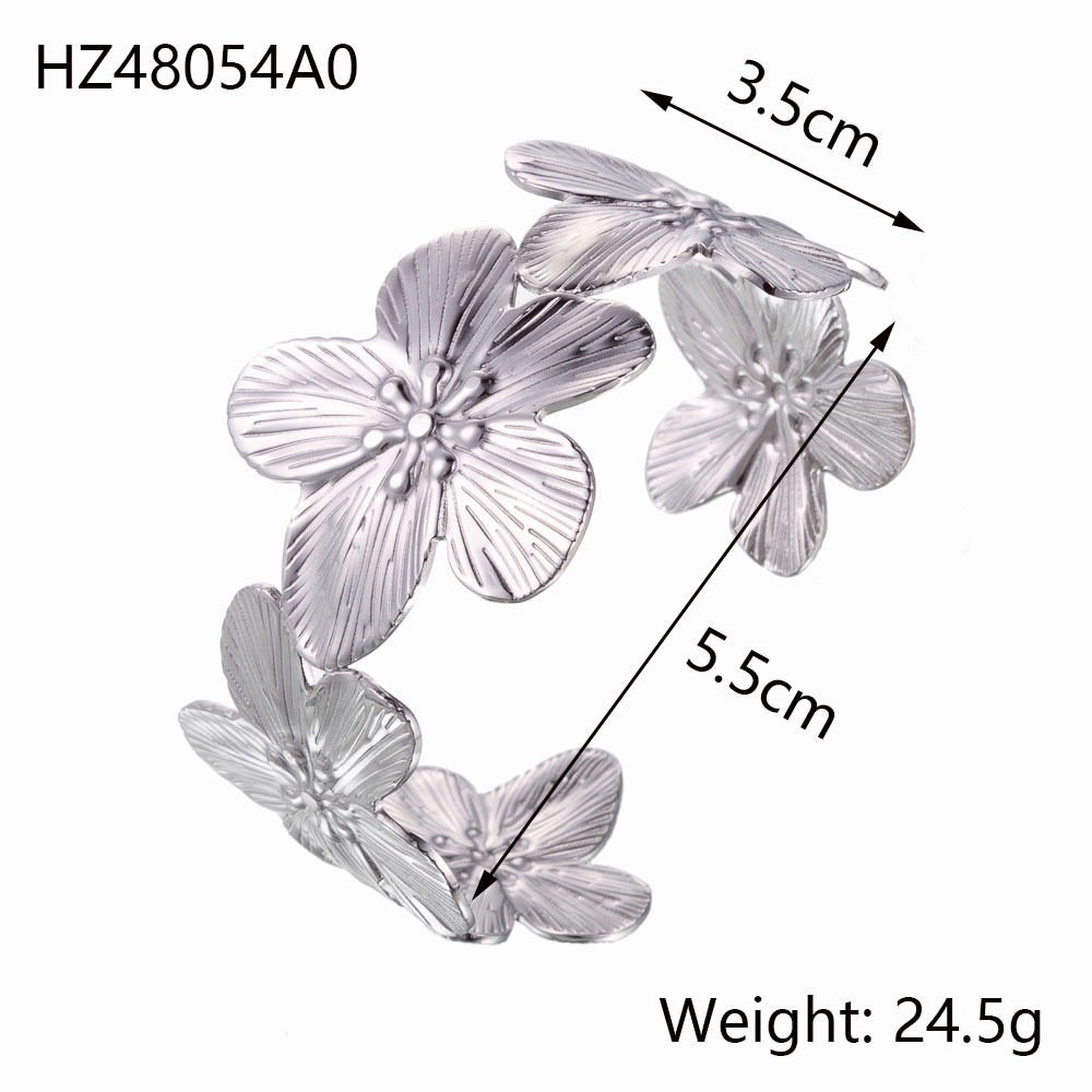 Womens Fashionable Vintage Stainless Steel Bracelet