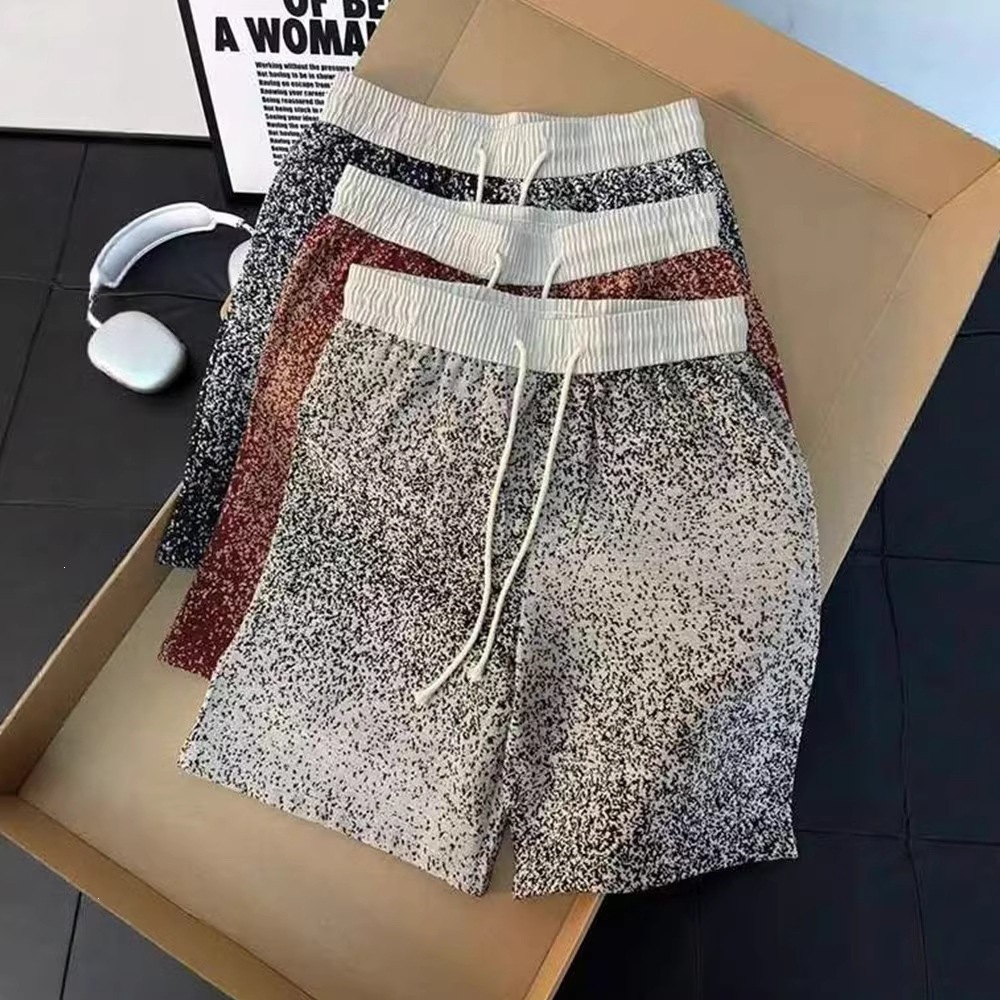 Ethnic-style Knitted Shorts For Men Summer