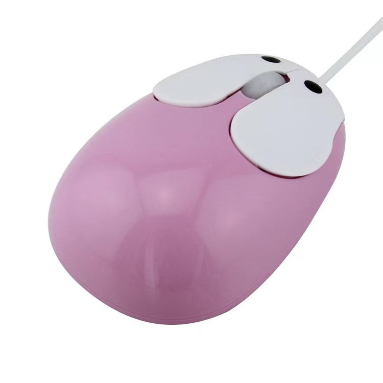 Pink Wired Rabbit Mouse