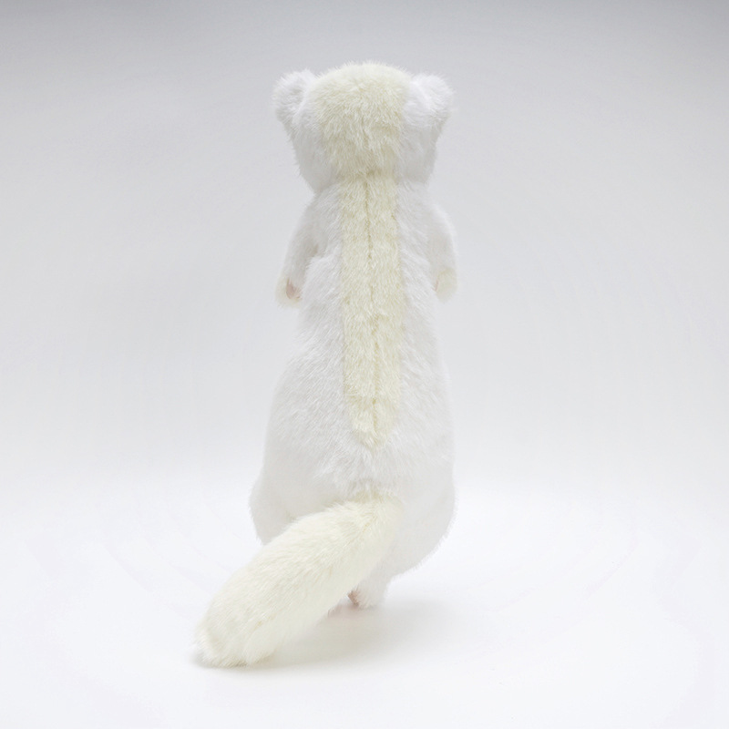 Super Cute White Ferret Plush Toy