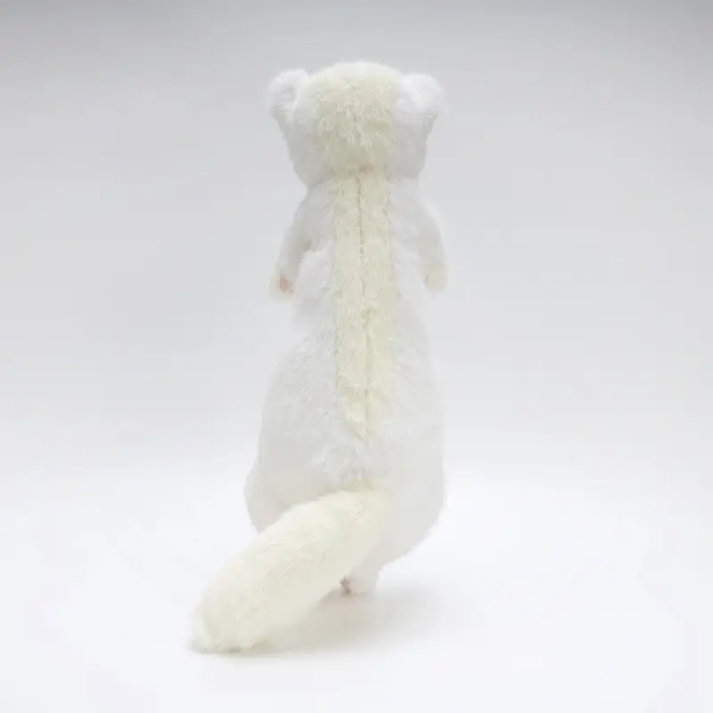Super Cute White Ferret Plush Toy