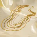 Personalized DIY Vacuum-Plated Stainless Steel Necklace view 4