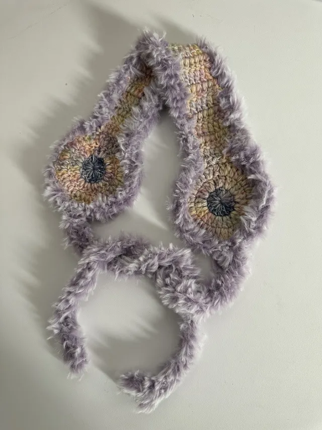 Maillard Vintage Plush Women's Winter Warm Anti freezing Cute Ear Covers Purple - Shop at LoveMi