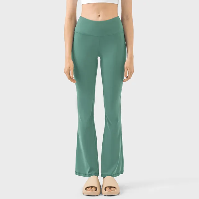 Versatile Fashion Sports Casual Pants For Women Forest Green New - Shop at LoveMi