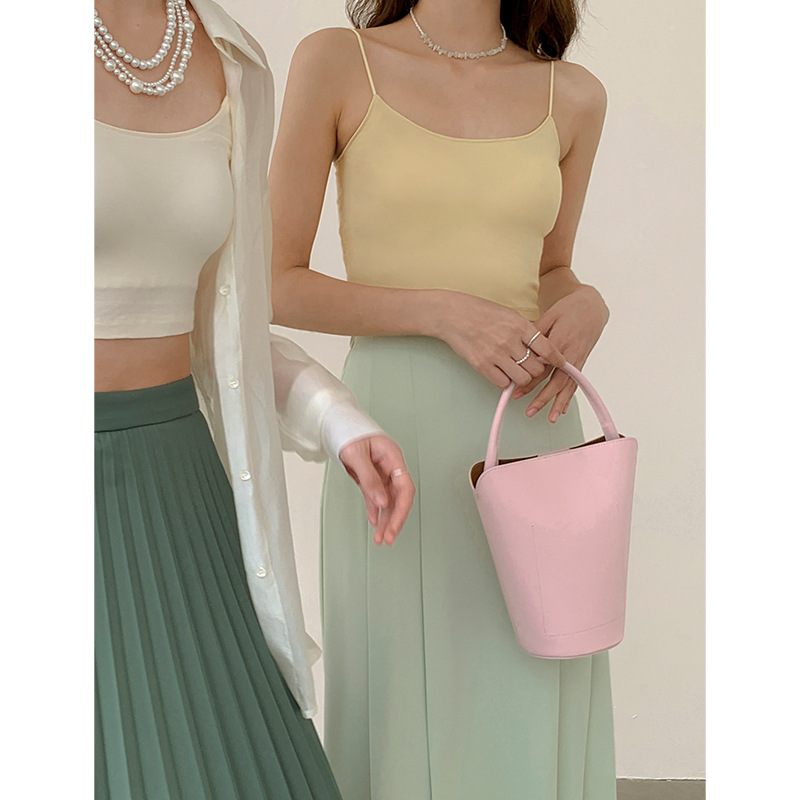 Fashionable All-match Stretch Slim Strap Top For Women