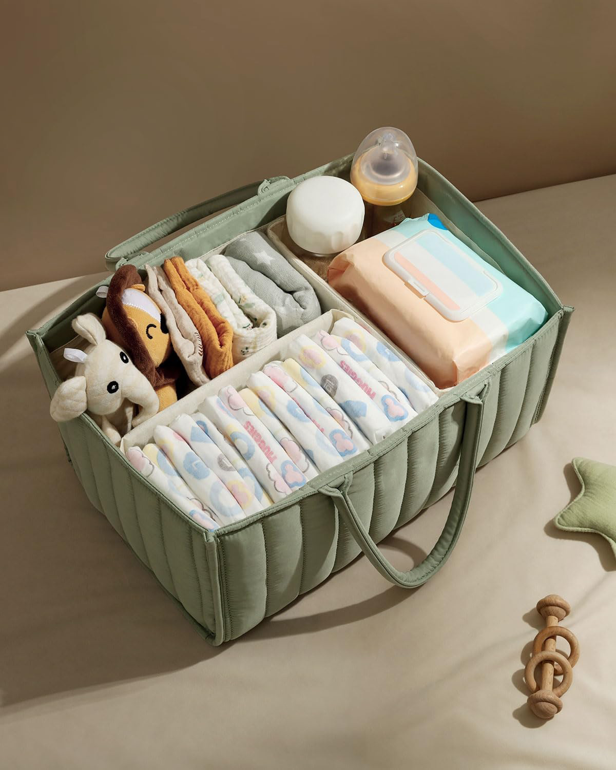 Title 5, Multifunctional Diaper Bag Foldable