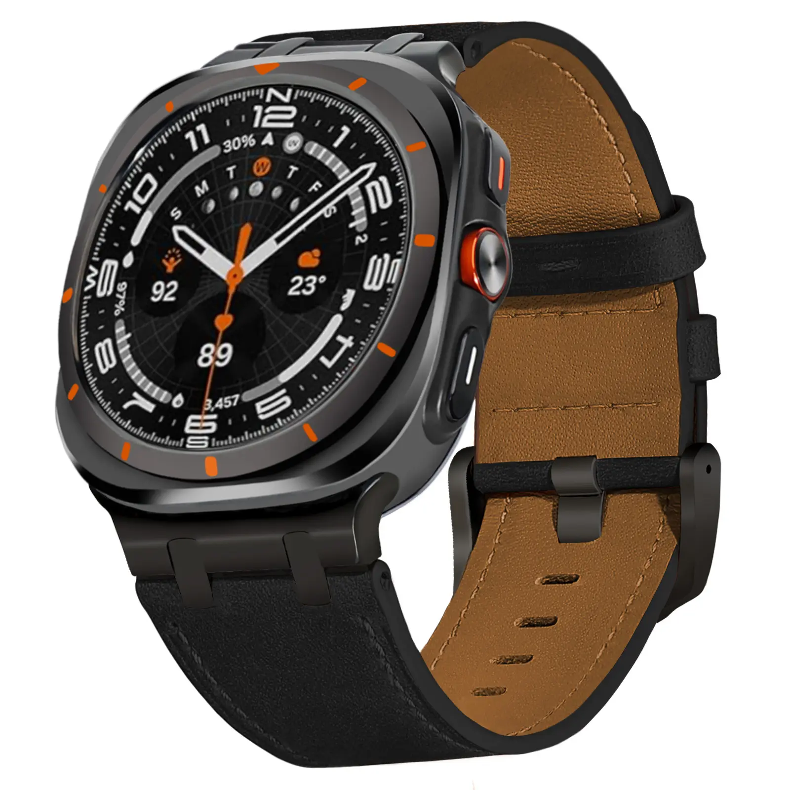 Suitable For Watch7Ultra New Genuine Leather Strap
