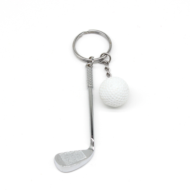 Golf Keychain Pendant Cross-border Gift Golf Creative European And American Metal Hardware Pendant Crafts - 7