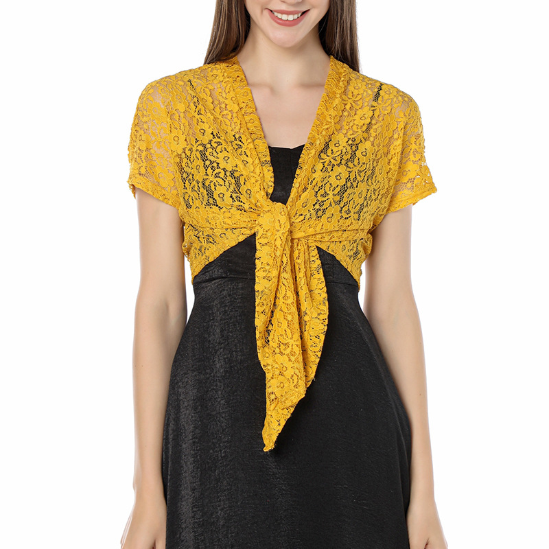 Plus Size Lace Cardigan Shawl Cheongsam Formal Dress Shawl