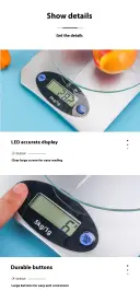 Simple Mini Kitchen Electronic Scale view 9