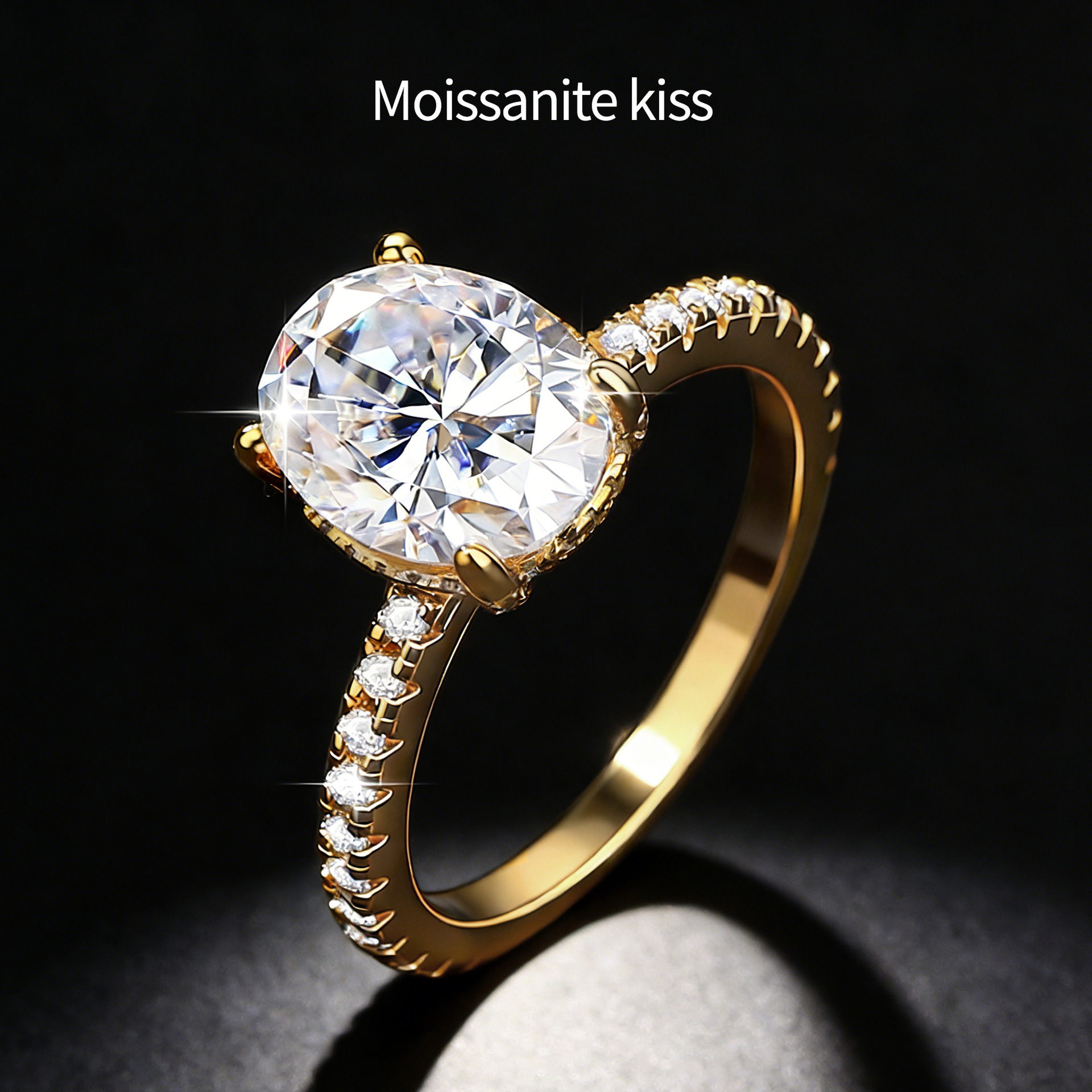 Affordable Luxury Fashion Moissanite Ring For Women