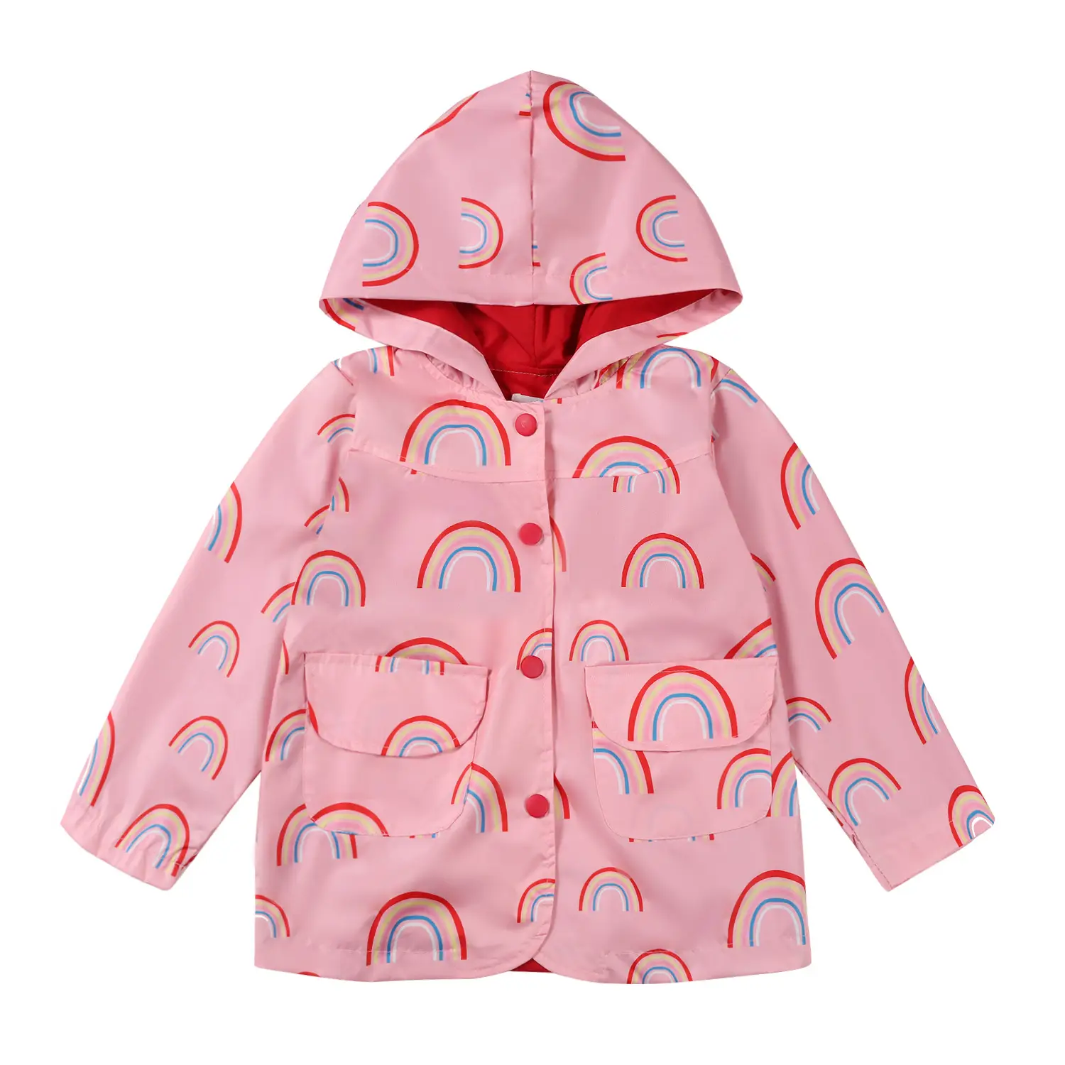 Children's Hoodie Printed Outdoor Jacket Coat