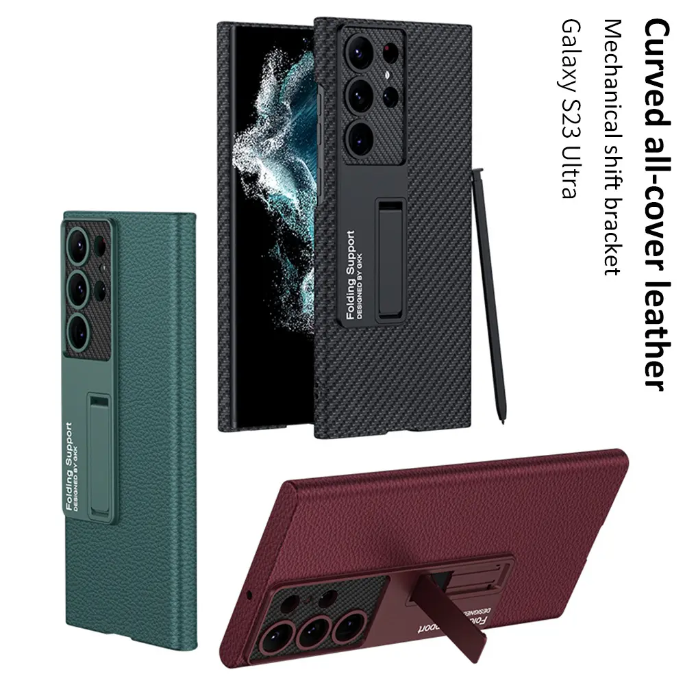 Creative All-in-One Precision Hole Anti-Drop Leather Phone