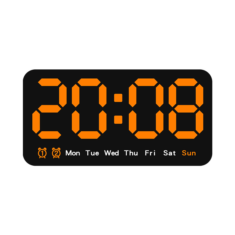 Simple Large Screen Hanging With Temperature Multi-purpose Alarm Clock - Picture 17 of 19