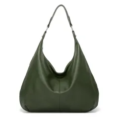 Large Capacity Son Mother Tote Texture Casual Portable Shoulder Bag Versatile Simple Women's Autumn And Winter - Green - View 1