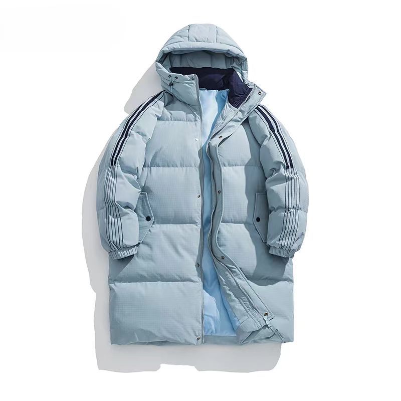 Womens Mid-length Padded Down Jacket, Extra-thick Cotton Coat