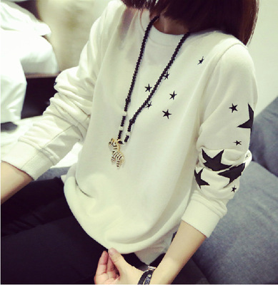 Autumn And Winter Couple Women's Long-sleeved Korean Style T-shirt Sweater Women's Top