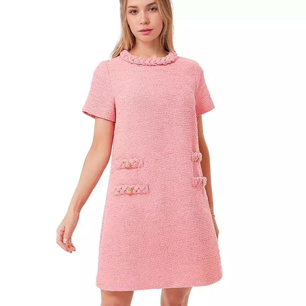 Women's Tweed Jack Dress Tight