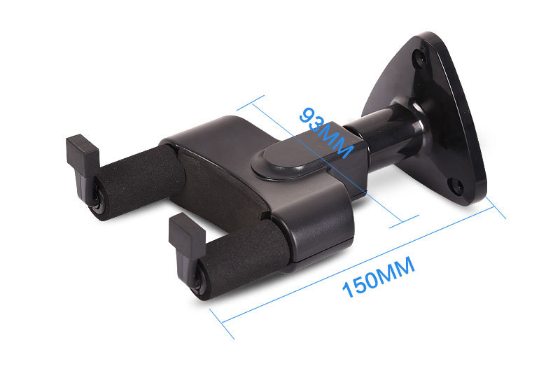 Automatic lock guitar wall hanger for home studio