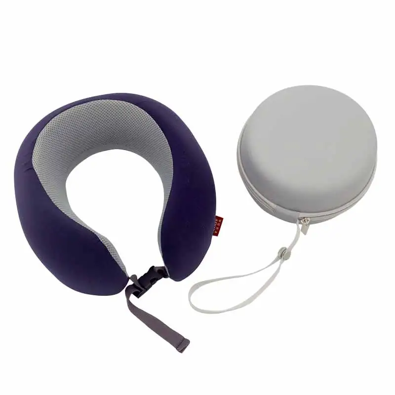 Portable EVA Storage Box And Memory Foam U-Shaped Pillow Set