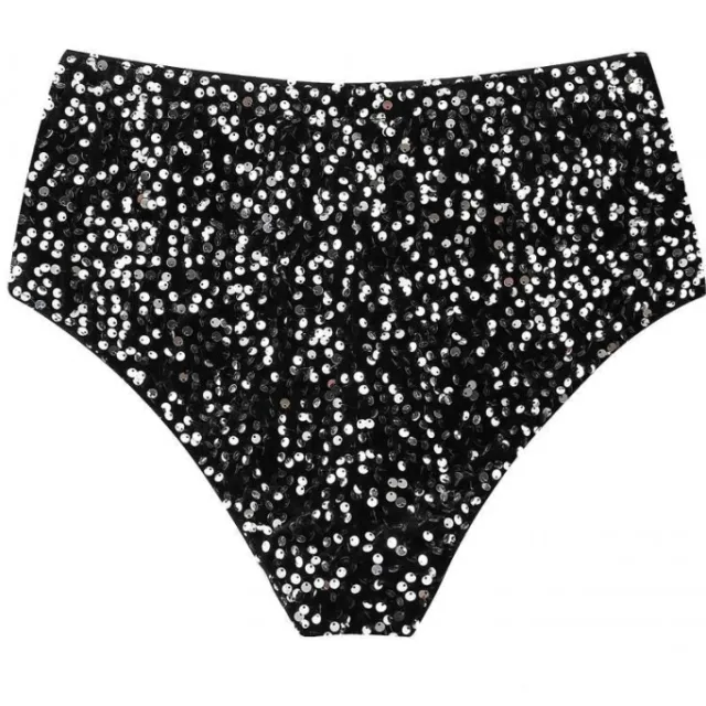 Street Style Sequin Slim Fit Slimming Versatile Shorts Picture Color L - Shop at LoveMi