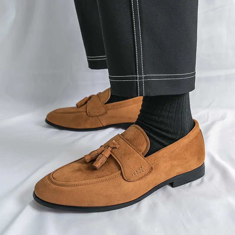 Men's Casual Versatile Suede Moccasin-style Shoes