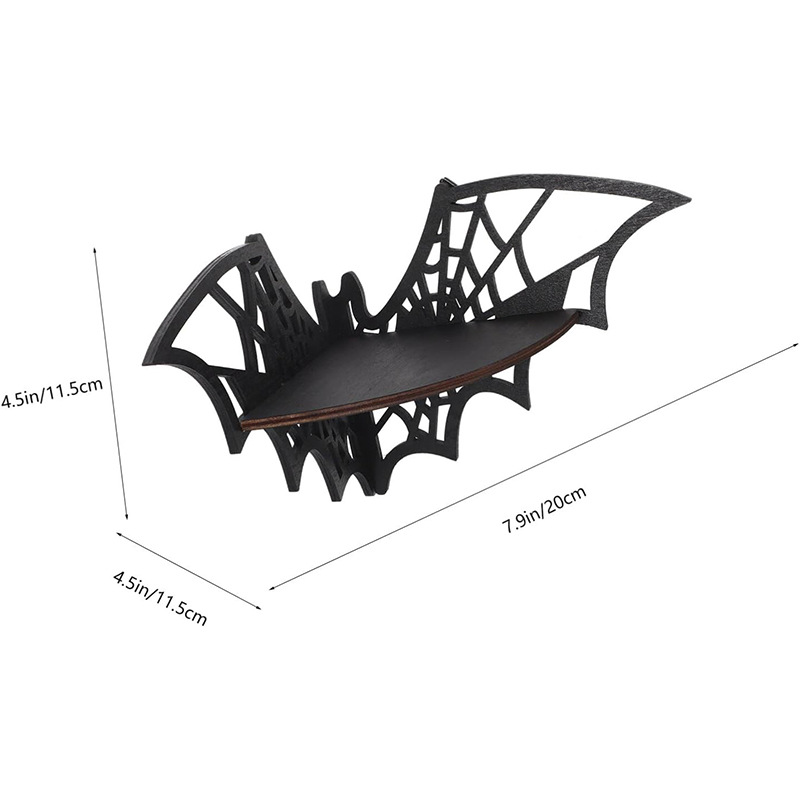 Bat hollow decoration corner shelf (bat corner shelf)