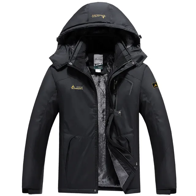 Female Shell Jacket Plus Size Fleece lined Thicker Windproof Riding Black - Shop at LoveMi