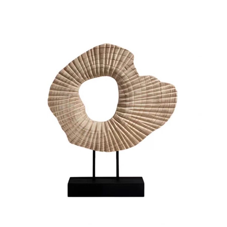 Modern Art Geometrically Distorted Yellow Resin - Image 3