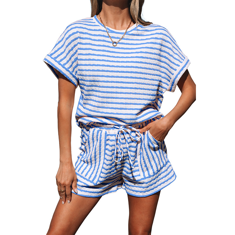 European And American Fashion & Trend Printing Knit Casual Suit