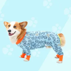Dog Long Sleeve Homewear Pet Four-legged Clothes - Cf01 - View 1