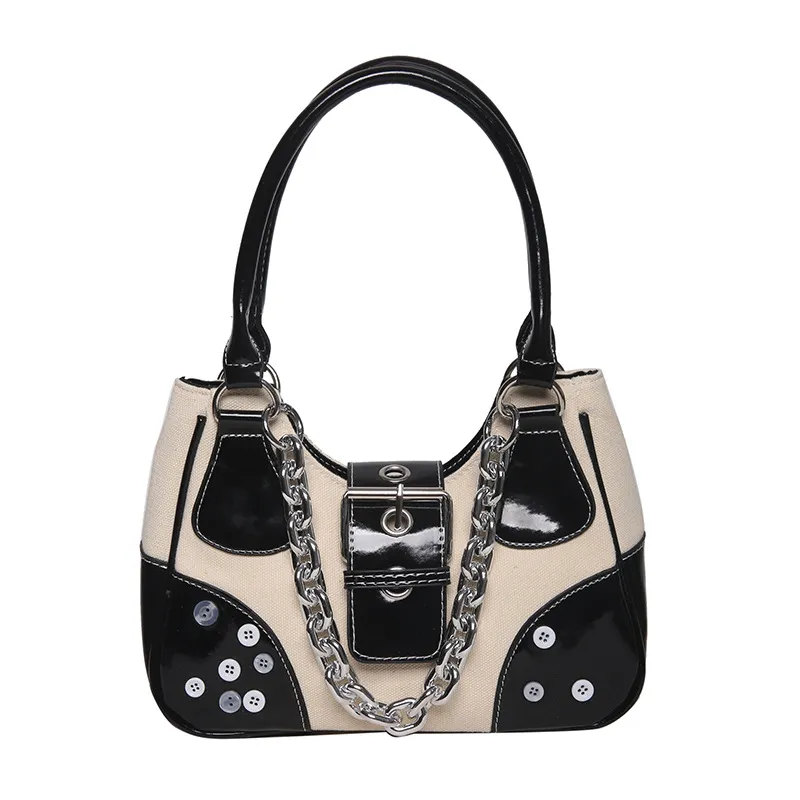 High-Grade Middle-ancient Spicy Girl Bag For Women - White
