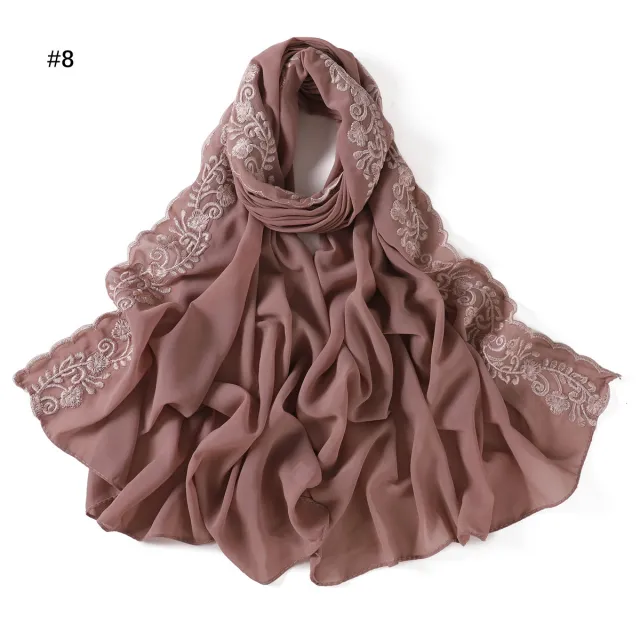 Fashion Solid Color Chiffon Women's Scarf Ashes - Shop at LoveMi