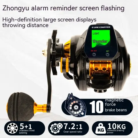New Waterproof Large Screen Digital Display Drip Wheel Backlight